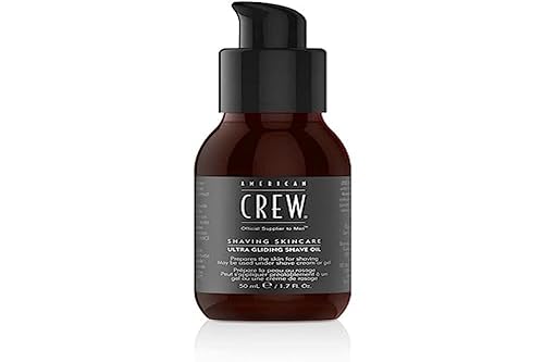 American Crew Ultra Gliding Shave Oil, Shaving Skincare, Stocking Stuffer for Men, 1.7 Fl Oz Beauty & Personal Care AMERICAN CREW
