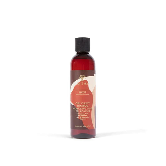 As I Am Curl Clarity Shampoo - 8 ounce - with Coconut, Amla & Tangerine - Gently Cleanses Curly Hair - Vegan & Cruelty Free - Sulphate Free - Parabens