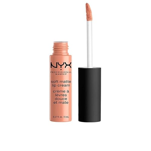 NYX PROFESSIONAL MAKEUP Soft Matte Lip Cream, Lightweight Liquid Lipstick - Athens (Matte Peach Beige) Beauty & Personal Care NYX PROFESSIONAL MAKEUP