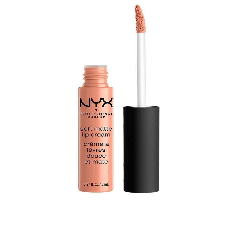 NYX PROFESSIONAL MAKEUP Soft Matte Lip Cream, Lightweight Liquid Lipstick - Athens (Matte Peach Beige) Beauty & Personal Care NYX PROFESSIONAL MAKEUP