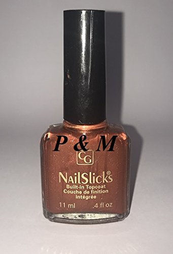COVERGIRL NAILSLICKS Built-in TOP Coat Frost/GIVRE Nail Polish .4 OZ / 11 ML # 590 Tandoori