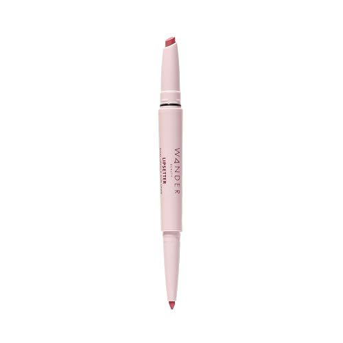 Wander Beauty Women's Lipsetter Dual Lipstick & Liner, Roaming Rose, 1 Count Beauty & Personal Care Wander Beauty