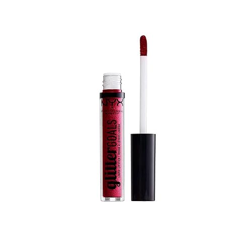 NYX PROFESSIONAL MAKEUP Glitter Goals Liquid Lipstick - Bloodstone, Berry With Multi-Dimensional Glitter Beauty & Personal Care NYX PROFESSIONAL MAKEUP