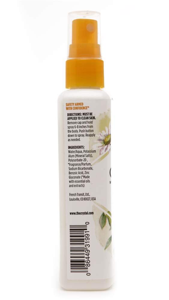 Crystal Essence Mineral Deodorant Spray, Chamomile & Green Tea 4 oz Beauty and Personal Care Crystal Essence
