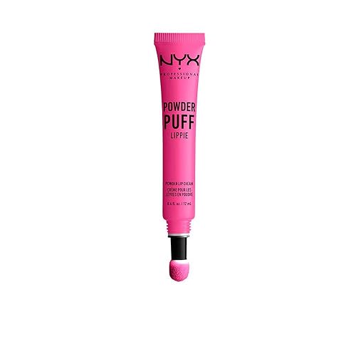 NYX PROFESSIONAL MAKEUP Powder Puff Lippie Lip Cream, Liquid Lipstick - Bby (Fuchsia) Beauty & Personal Care NYX PROFESSIONAL MAKEUP
