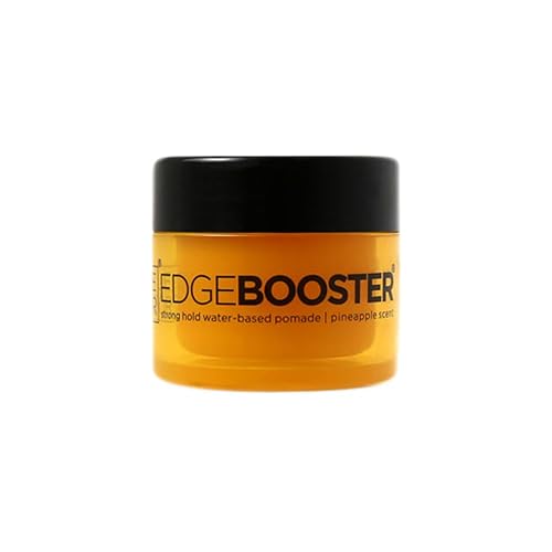 Style Factor EDGEBOOSTER Strong Hold Water-Based Pomade 0.85 Oz Mini Travel Size (0.85 Fl Oz (Pack of 1), Pineapple) Beauty & Personal Care Style Factor