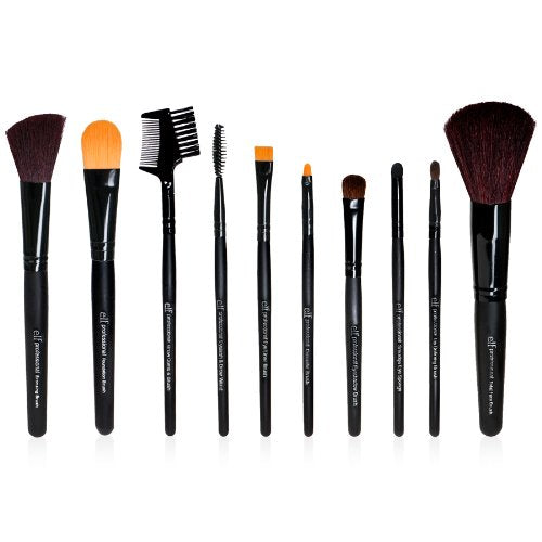 e.l.f. 10 Piece Vol 2 Brush Set, 10 Count Beauty & Personal Care e.l.f.