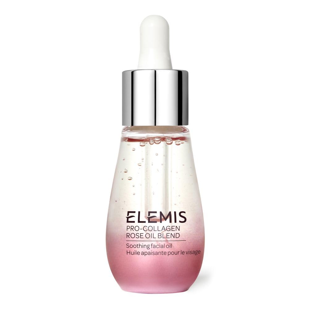 ELEMIS Pro-Collagen Rose Facial Oil Blend | Lightweight Daily Facial Oil Soothes, Nourishes, and Smoothes Skin for a Radiant, Fresh Complexion | 15 mL Beauty & Personal Care ELEMIS