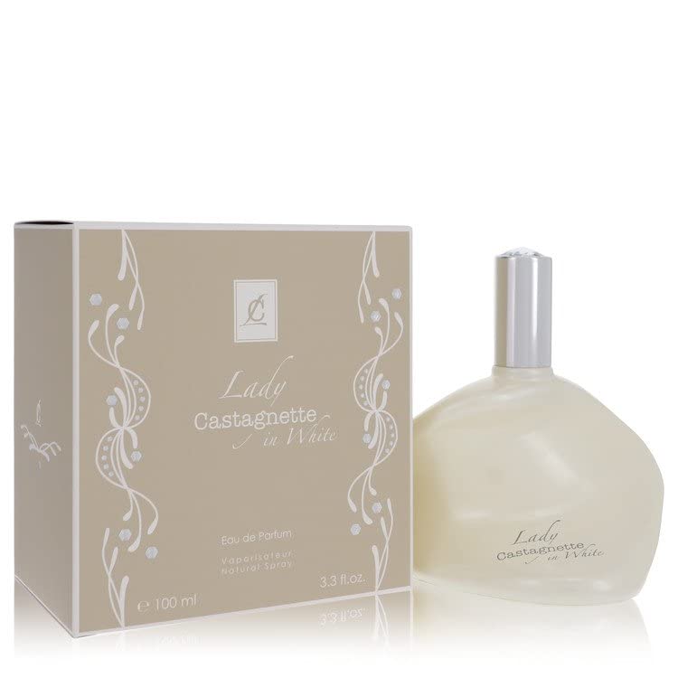 StarSun Depot Lady Castagnette In White Perfume By Lulu Castagnette Eau De Parfum Spray 3.3 oz Beauty & Personal Care StarSun Depot