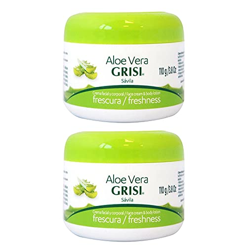 Grisi Aloe Vera Face Cream & Body Lotion Freshness, 3.8 oz (Pack of 2) Beauty & Personal Care Grisi