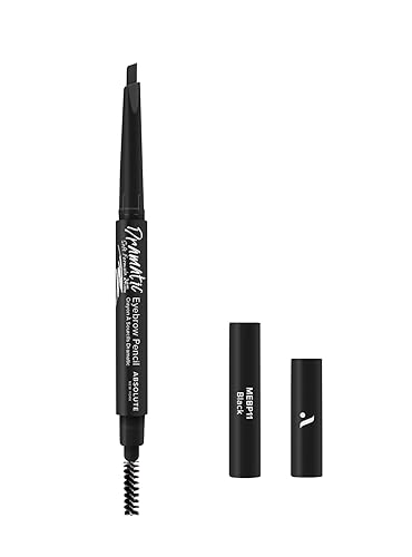 Absolute New York Perfect Eyebrow Pencil Dual-Ended To Shape, Fill, and Define Eyebrows (MEBP11 Black Soft) Beauty & Personal Care Absolute New York