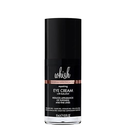 Whish Repairing Eye Cream - Reduces Puffiness & Appearance of Fine Lines, Reduces the Appearance of Bags & Dark Circles, Has Gentle All Natural Beauty & Personal Care Whish