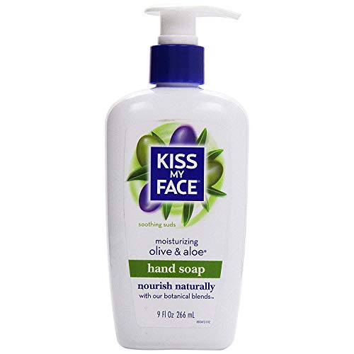 Kiss My Face Moisturizing Hand Soap, Olive & Aloe 9 oz (Pack of 4) Beauty & Personal Care Kiss My Face