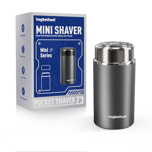 Electric Razor for Men - Rechargeable Electric Shaver for Men?Portable Razor for Travel?Mini Shaver for Travel?3D Waterproof - Silver Gray Beauty and Personal Care hogbethuel