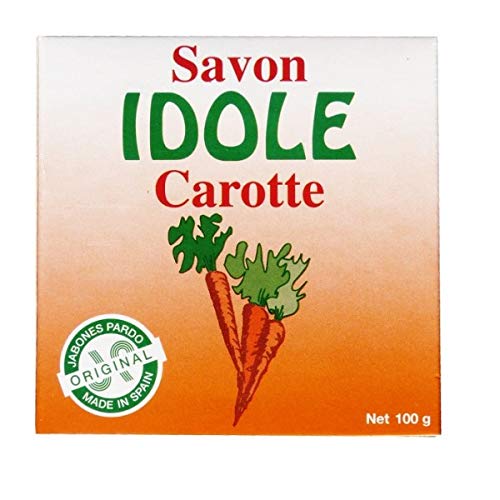 Idole Exfoliating Soap - Carrot 3.53 oz. (Pack of 2) Beauty & Personal Care Idole
