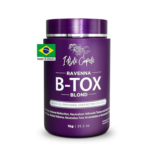 I Belli Capelli Ravenna Hair B-tox Treatment for Blond Hair, 35.2 oz (1kg) - Formaldehyde-Free, Anti-Frizz, Smoothing, Deep Hydrating and Moisturizing Beauty and Personal Care I Belli Capelli Default Title