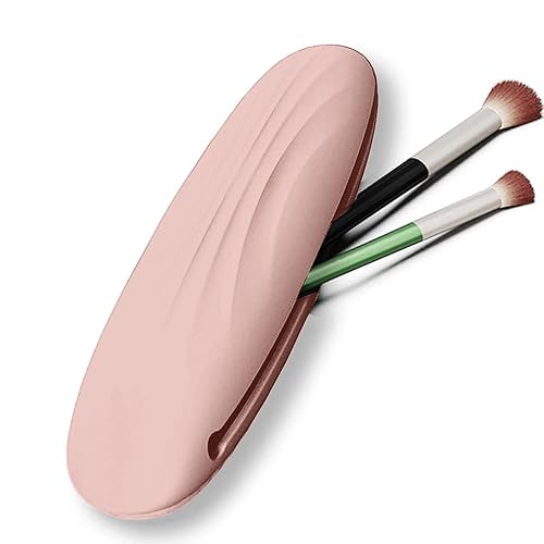 JEWYOCO Travel Makeup Brush Holder Silicon Trendy Portable Soft Sleek Cosmetic Face Makeup Tools Organizer Container Small Case for Travel (BRUSHES Beauty & Personal Care JEWYOCO