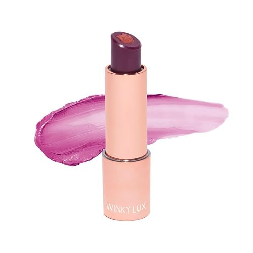 Winky Lux Purrfect Pout Lipstick, Semi Sheer Creamy Lipstick With Jojoba Oil and Vitamin E, Subtle Berry Natural Lipstick, Frisky Beauty & Personal Care Winky Lux
