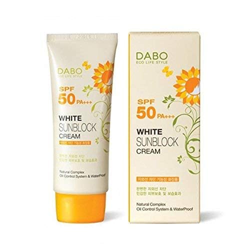 DABO White Sunblock Cream SPF50 PA+++ (70ml) Beauty & Personal Care Dabo