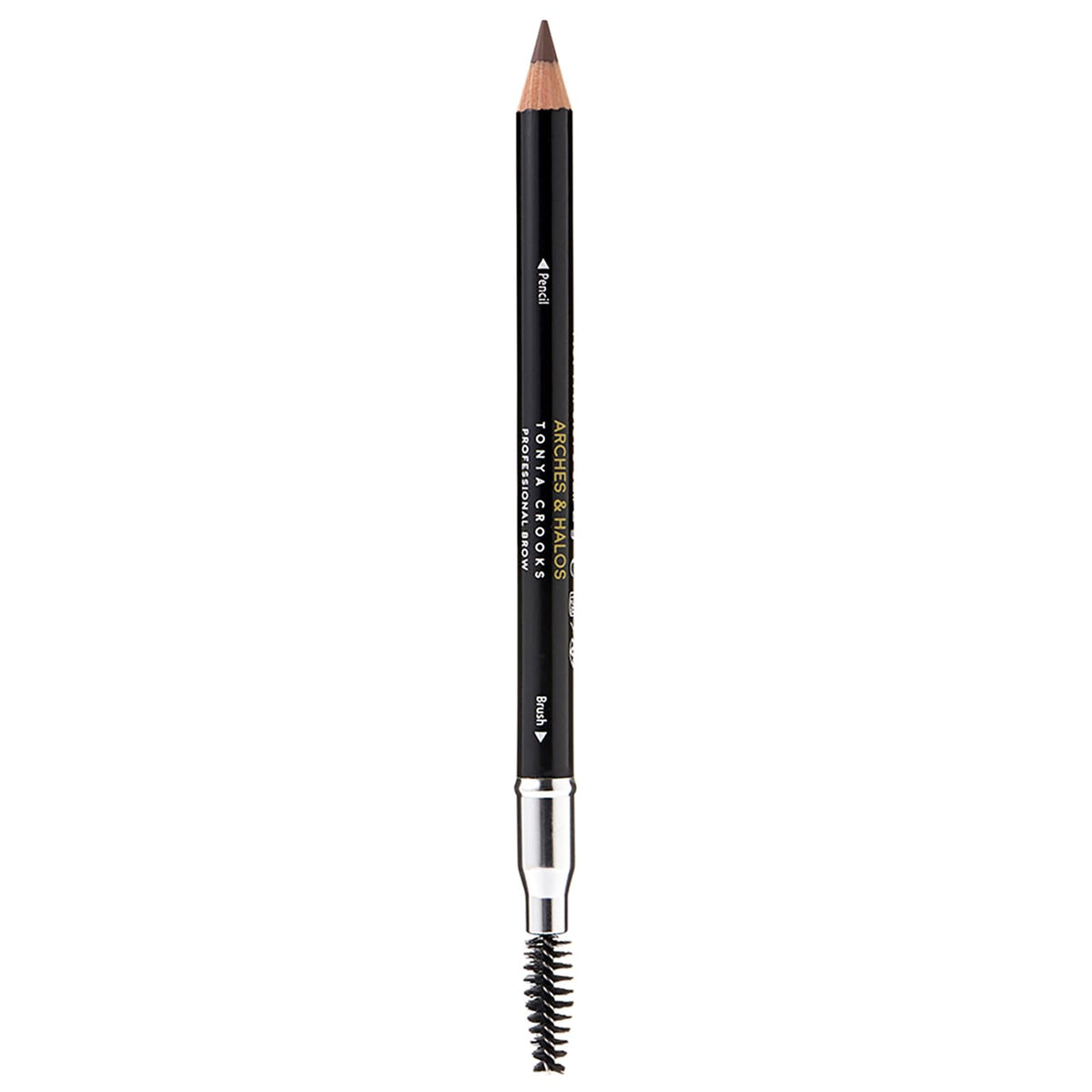 Arches & Halos Precision Brow Shaping Pencil - Double Sided Eyebrow Filler and Spoolie Brush - Creamy Texture for Shaping and Defining With Ease -