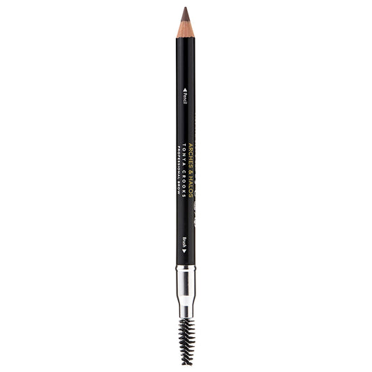 Arches & Halos Precision Brow Shaping Pencil - Double Sided Eyebrow Filler and Spoolie Brush - Creamy Texture for Shaping and Defining With Ease -