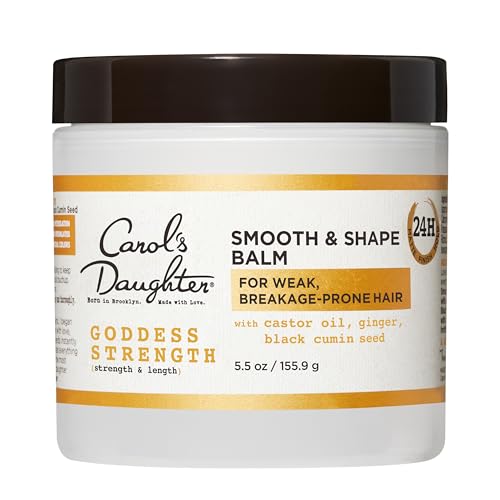 Carol's Daughter Goddess Strength Smooth and Shape Hair Balm, Hair Cream for Weak, Breakage-Prone Split Ends, 5.5 Fl Oz Beauty & Personal Care Carol's Daughter