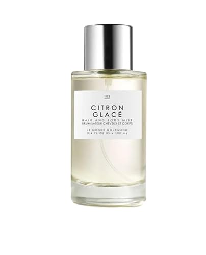 Gourmand Citron Glaze Hair + Body Mist 3.4 Fl.Oz! Blend Of Lemon, Jasmine, and Rock Sugar! Perfumed Hair & Body Mist For All Day Long-Lasting Beauty & Personal Care Gourmand