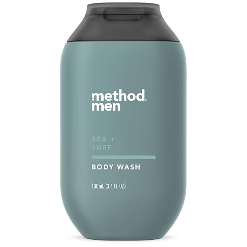 Method Body Wash, Sea + Surf, Paraben and Phthalate Free, Biodegradable Formula, 3.4 fl oz (Pack of 1) Beauty & Personal Care Method