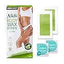 Nad's Body Wax Strips Hair Removal For Women At Home plus 4 Calming Oil Wipes, 24 Count Beauty & Personal Care Nad's