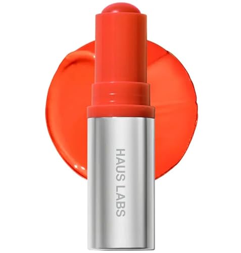 HAUS LABS BY LADY GAGA Color Fuse Lip + Cheek Blush Balm Stick in Glassy Tangelo & ENTEL Aloe Vera Sheet Masque (BONUS) Beauty & Personal Care HAUS LABS BY LADY GAGA