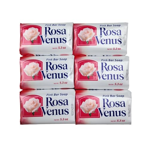 Rosa Venus Pink Bar Soap 5.3 oz (Pack of 6) Beauty & Personal Care Rosa Venus