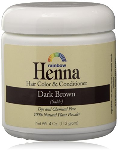 Rainbow Henna Persian Dark Brown Hair Color 4 Oz, (2 pack) Beauty & Personal Care Rainbow Research