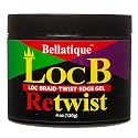 Loc B Retwist Loc, Braid, Twist, Edge Gel for Natural, Relaxed, Dry, Dull, & Brittle Hair (4 oz) Beauty & Personal Care BELLATIQUE