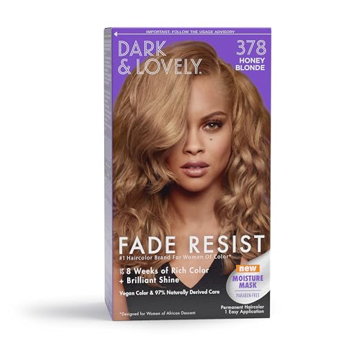 SoftSheen-Carson Dark and Lovely Fade Resist Rich Conditioning Color, Honey Blonde 378 Beauty & Personal Care SoftSheen