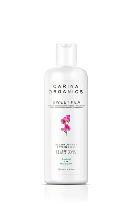 YBW Carina Organics Sweet Pea Alcohol Free Styling Gel Firm Hold - 250ml / 8.4 fl oz Beauty & Personal Care Carina Organics