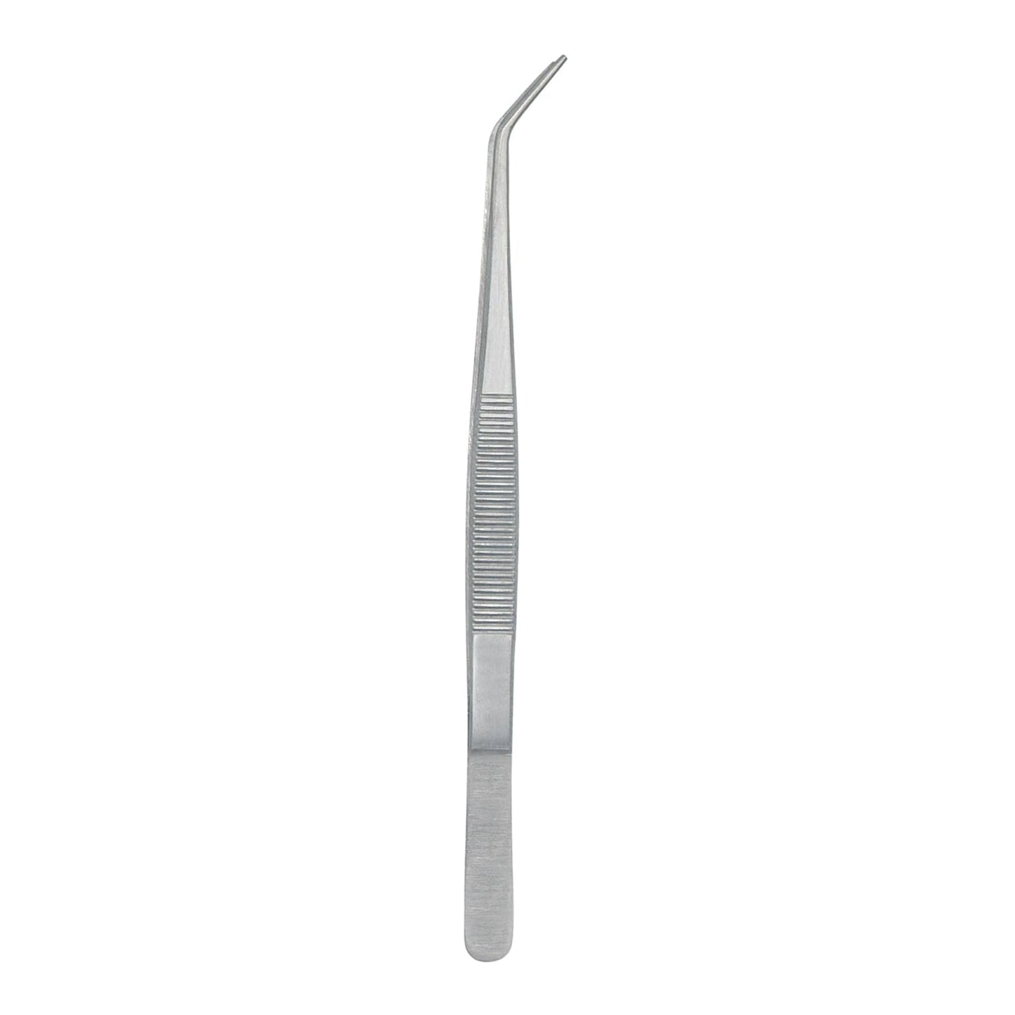 Stainless Steel Tweezers, with Curved Serrated Tip Multipurpose Tweezers Sewing Machine Tweezers Forceps for Craft Repairing (10) Beauty and Personal Care SURGICAL ONLINE