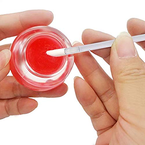 WOIWO 50 Pcs Disposable Tipped Lip Gloss Wands Applicator, Lip Brushes Make Up Beauty Tool,Clear Beauty & Personal Care WOIWO