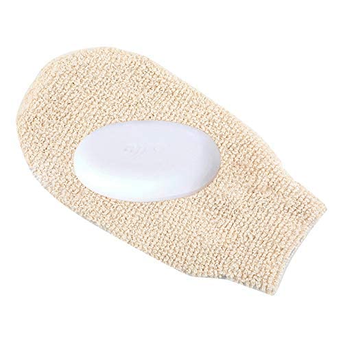 Pack of 3 Bath Shower Gloves Mitts for Exfoliating and Body Scrubber, Bamboo Fiber Bath Spa Shower Scrubber Loofah, Eco Friendly Exfoliating Tool Beauty & Personal Care JOIZPAPA