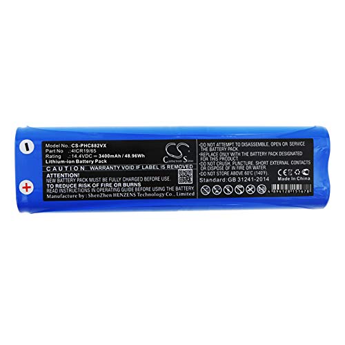 BORNMIO Replacement Battery for Philips FC8810 FC8820 FC8830 FC8832 4ICR19/65 (3400mAh) Beauty and Personal Care BORNMIO