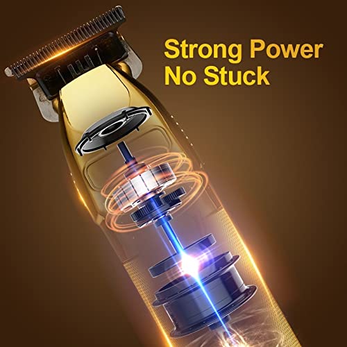 GLESVOWIO Pro Hair Clipper Professional Trimmer Electric for Men Cordless Rechargeable Shaver Barber Cutting Machine T Styling(Black) Beauty and Personal Care GLESVOWIO