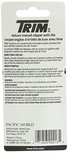 Trim Deluxe Toenail Clipper 1Ct. Beauty & Personal Care Trim