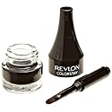 Revlon Crème Gel Eyeliner Crème, ColorStay Eye Makeup, Waterproof, Smudgeproof, Longwearing with Precision Brush Applicator, 001 Black, 0.08 Oz Beauty & Personal Care REVLON