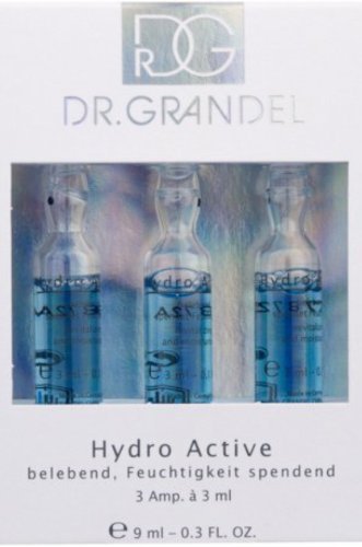Dr Grandel Active Ampoules HYDRO ACTIVE AMPOULE 3 ml x 24 pack .Active concentrate for intensive moisturizing, smooth away fine dry lines, Energizes Beauty & Personal Care Dr. Grandel