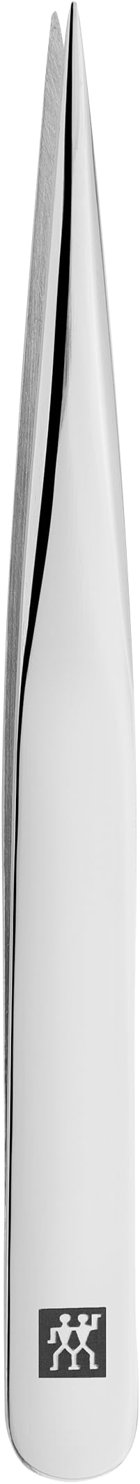 ZWILLING Pointed Tweezer (removal of splinters, ingrown or fine hair, hand-finished, roughened tips), Polished, Silver, 3.5 inch Beauty and Personal Care ZWILLING