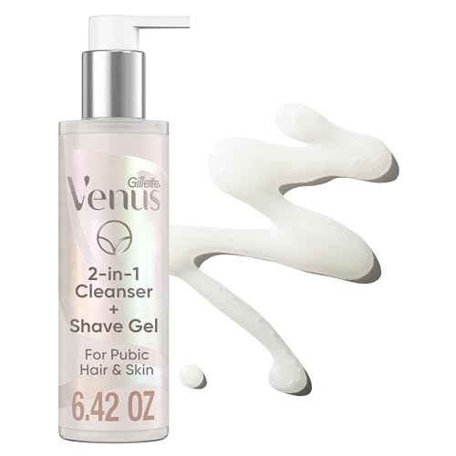Gillette Venus Intimate Grooming 2in1 Cleanser and Shave Gel for Bikini Pubic Hair and Skin 6.4 Oz Beauty and Personal Care Gillette Venus