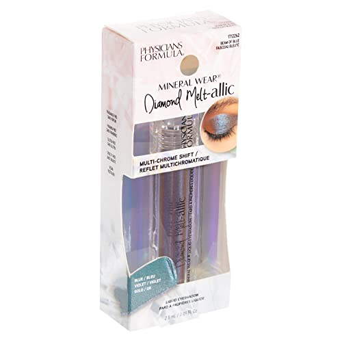 Cream Eyeshadow By Physicians Formula Mineral Wear Diamond Metallic Liquid Eyeshadow Beam of Blue Beauty & Personal Care Physicians Formula