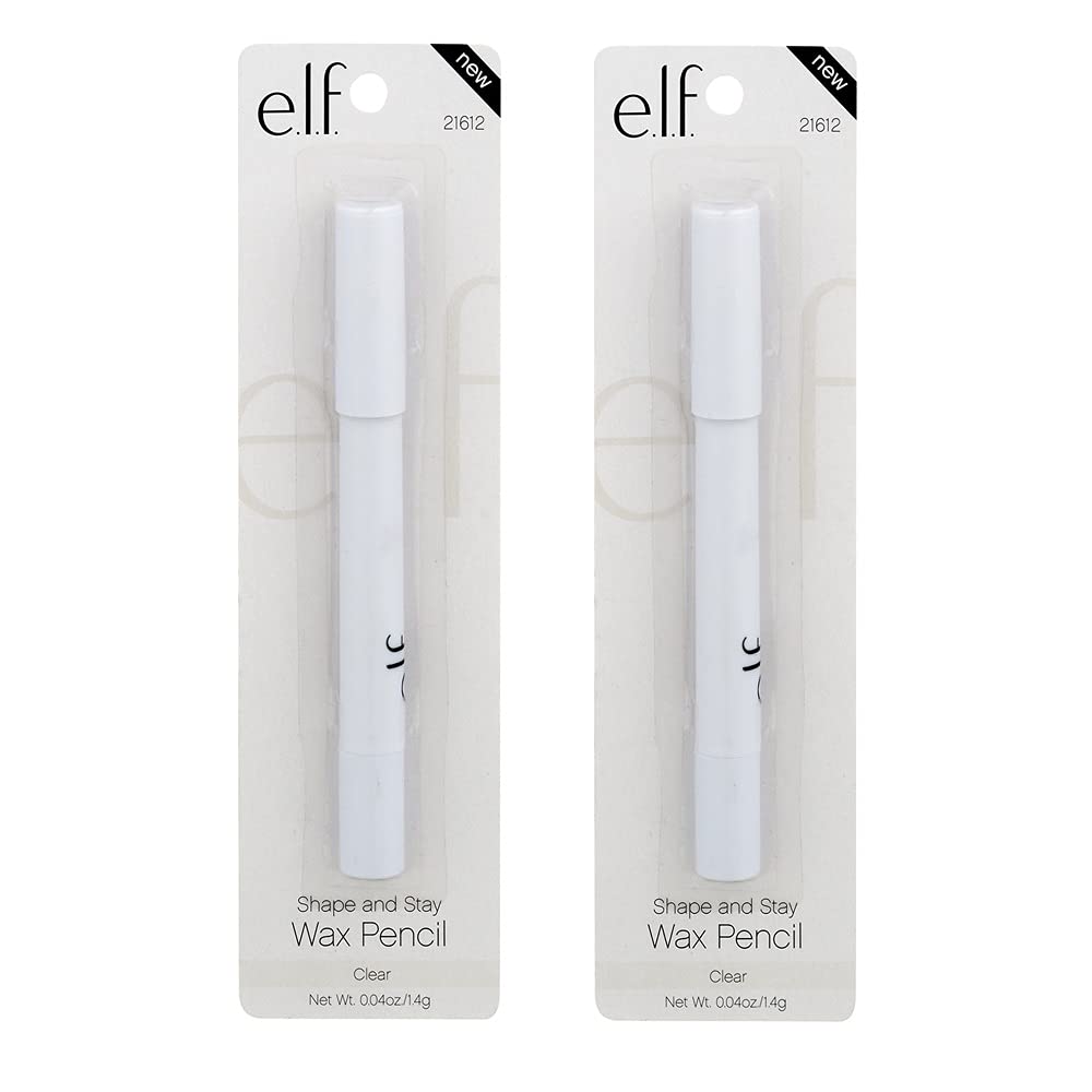 Pack of 2 e.l.f. Shape and Stay Wax Pencil, Clear 21612 Beauty & Personal Care e.l.f.