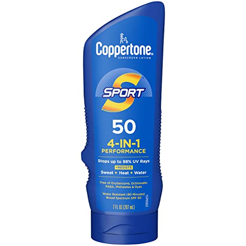 Coppertone SPORT Sunscreen Lotion Broad Spectrum SPF 50 (7 Fluid Ounce) (Packaging may vary) Beauty & Personal Care Coppertone