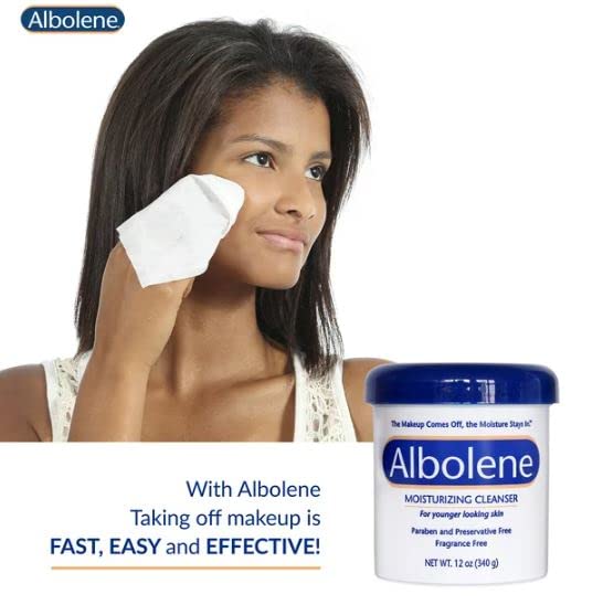 Albolene Moisturizing Cleanser Fragrance Free 12 oz (Pack of 2) Beauty & Personal Care Albolene