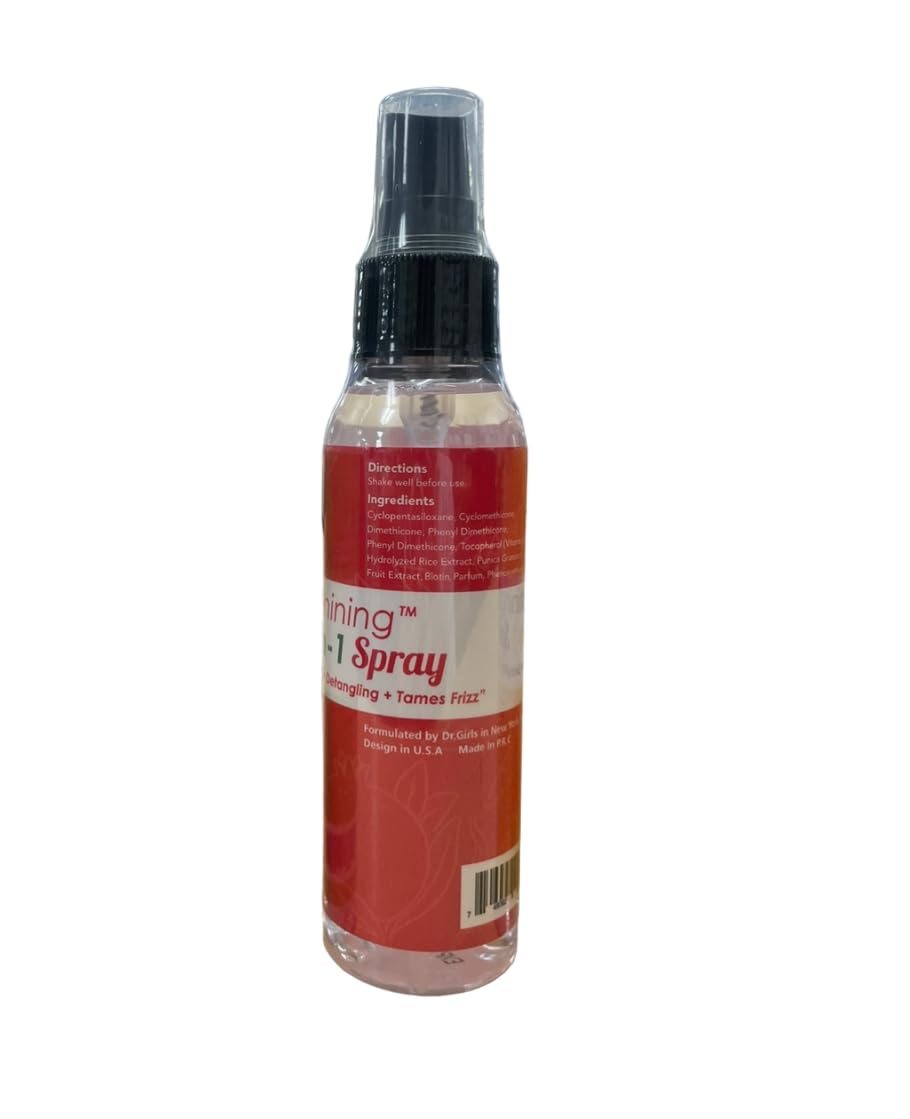 Dr.Girls Rice Water Wig-Shining 3 in 1 Spray 4oz (Pomegranate) Beauty & Personal Care Dr.Girls